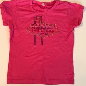 Las Vegas T-shirt With Rhinestones